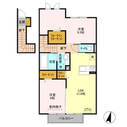 プランタン　Ⅰ　47616の物件間取画像